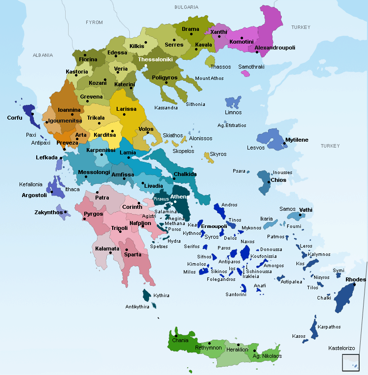 Mappa Della Grecia Viaggiando In Grecia Portale Di Viaggi Foto E Diari Info Consigli E Itinerari